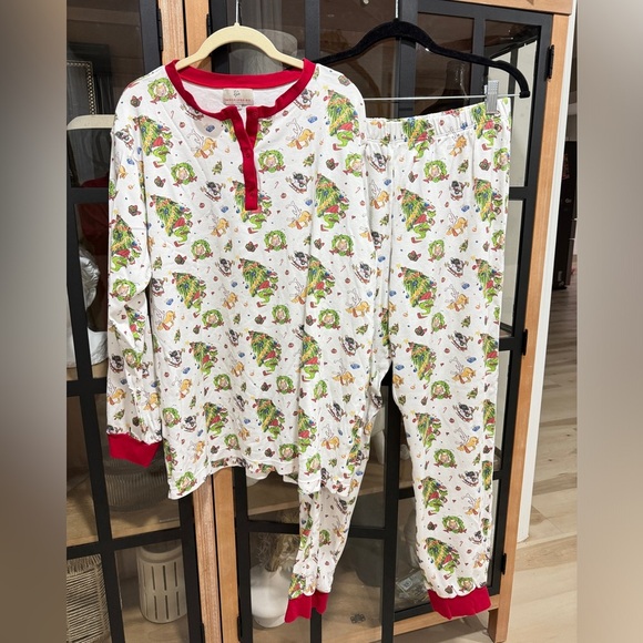 Smockingbird The Grinch pima pajamas set christmas dr. Seuss cindy lou pants - Picture 1 of 8